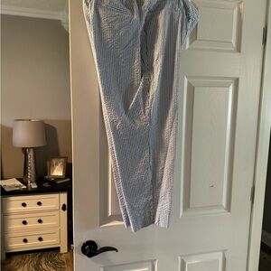 Cute Talbots 16W Seersucker Cropped Pants